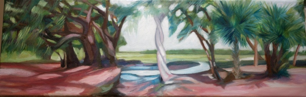 Loving Tree. Original Oil painting by C.Hutson-Wrenn '11